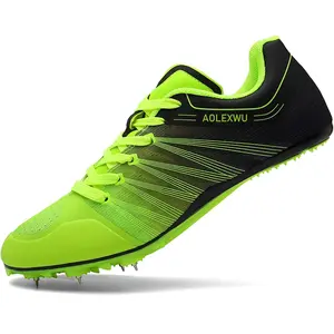 New Track and Field Shoes for Men Women Boys Girls Mesh Spikes Athletics Racing Sprint Jumping Running Nail Spikes Shoes