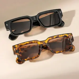 New stylish and simple square small-frame sunglasses, European and American style, versatile and trendy, popular online, decorative sunglasses for men and women