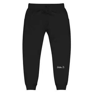 MavvoWear "Own It" Fleece Sweatpants - Charcoal Heather, 100% Cotton Face & 65% Cotton, 35% Polyester, Relaxed Fit, Warmth & Durability, Cuffed Legs, Elastic Waistband, 2 Front Pockets