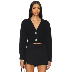 MAJORELLE Phiala Cardigan in Black