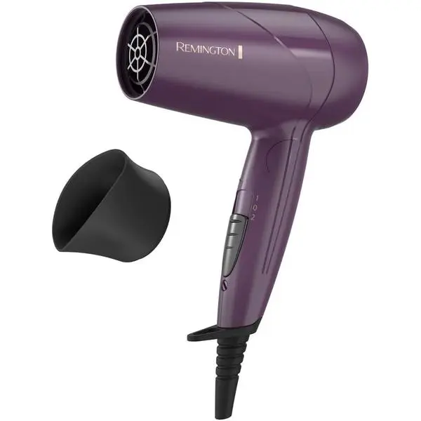 Remington Travel Hair Dryer, Dual Voltage with Folding Handle, 1875W