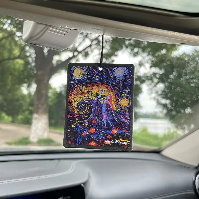 Halloween Skeleton Devil Group Fragrance Air Freshener, Unisex Natural Essential Oil Car Perfume for Home & Car, Cartoon Anime Design
