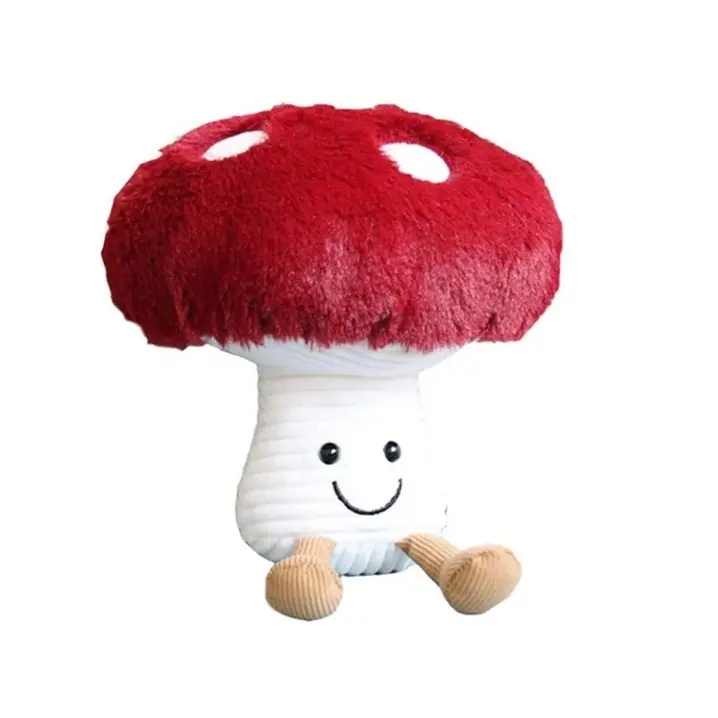 8" Cute Mushroom Plush Kawaii Doll Mushroom Plushie Stuffed Animals Kids Gift