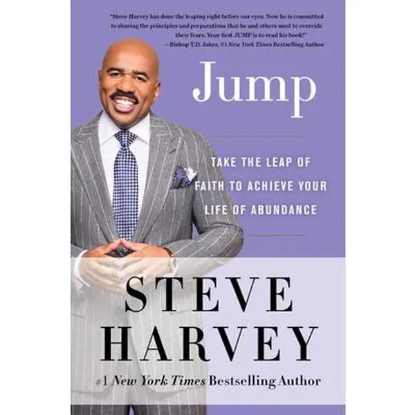 Used Spiritual Morning Devotions Bestselling Book - Jump: Take the Leap of Faith to Achieve Your Life of Abundance by Steve Harvey (English Paperback) - For God-Centered Personal Growth