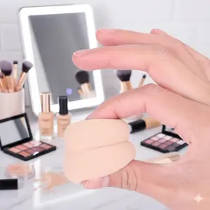 Multi-Shape Makeup Sponge: Liquid Cream Powder Foundation Blender, Universal Face Beauty Egg for Flawless Finish, Reduces Cakey Look & Enhances Coverage, Beginner to Pro Makeup Tool