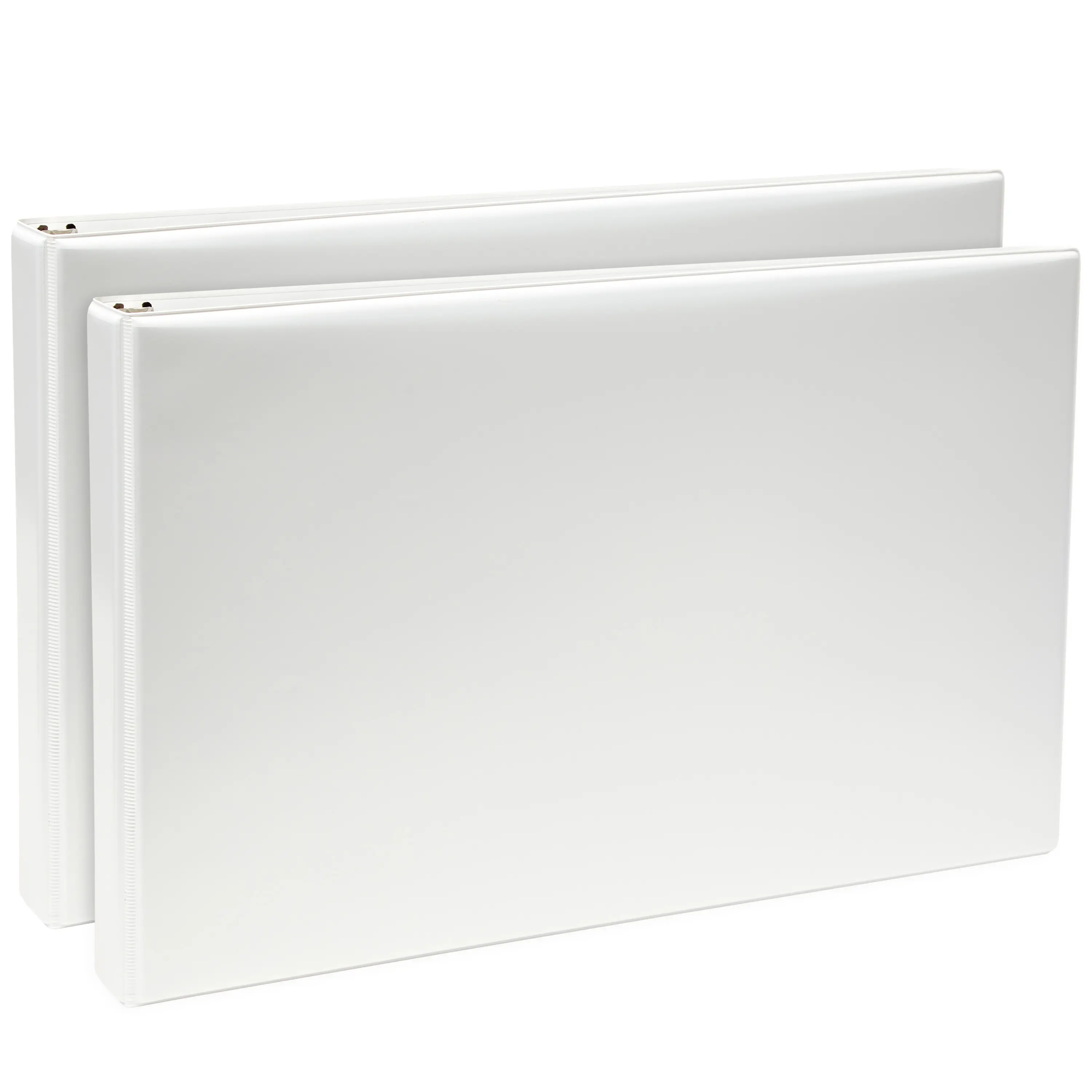 Avery Heavy-Duty View 3-Ring Binders for Home Office, 1" Slant Rings, Holds 11" x 17" Paper, White, 2-Pack (17707)