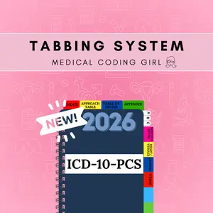 2026 ICD-10-PCS Tabbing System