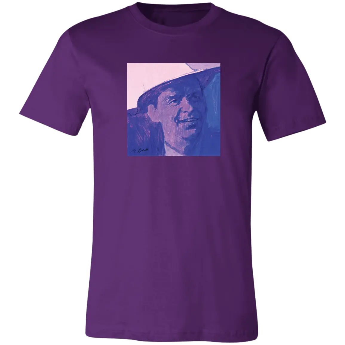 Frank Sinatra MOONLIGHT SINATRA by George Bartell (1966) Unisex Jersey Short-Sleeve T-Shirt
