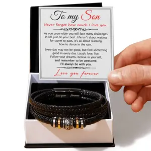 Gift For Son - Men's Love You Forever Bracelet - Love You Forever Bracelet