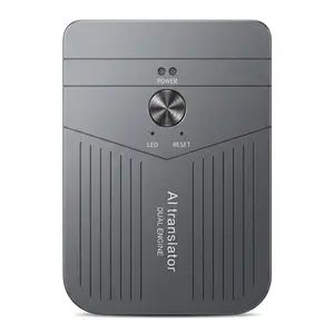 Aluminium Pocket-Sized AI Translator Device - Offline Real-Time Voice & Photo Translation for 100+ Languages, No WiFi Needed, No Monthly Fee, Ideal for Travel & Business (Phones & Electronics, Voice Recorders) Digital Products Slim