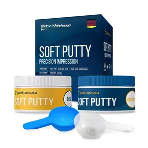 PlastCare USA Dental Soft Putty Fast Set (290 ml Base + Catalyst)