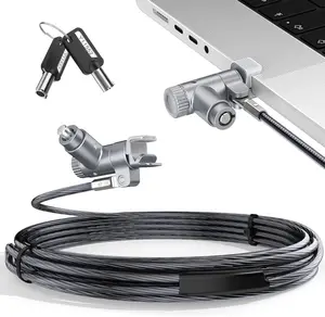 Laptop Locking  for MacBook Pro 14/16 (20212024), Anti- Keyed Laptop  Lock, 6.56ft Cut-Resistant Steel Computer Lock , Rotatable & Portable Design