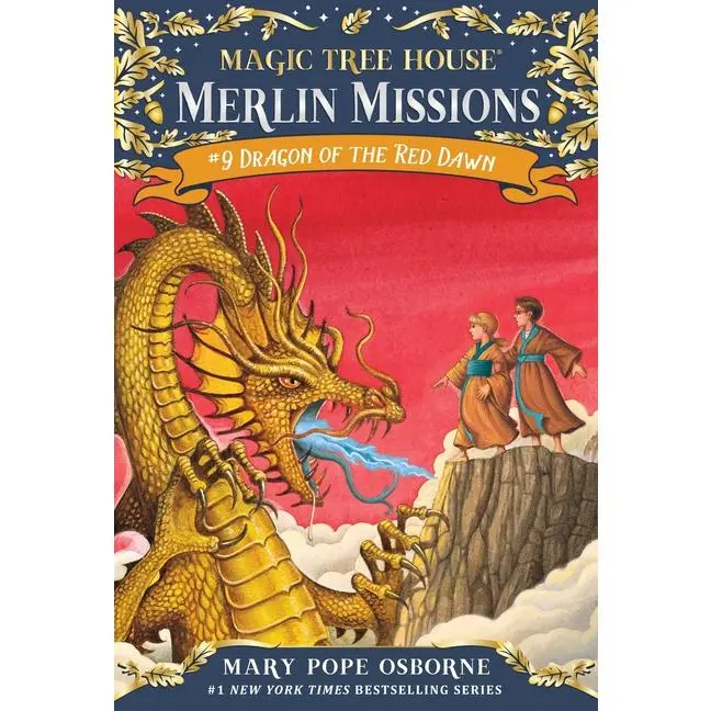 Dragon of the Red Dawn [With Temporary Tattoos] by Mary Pope Osborne (Paperback)