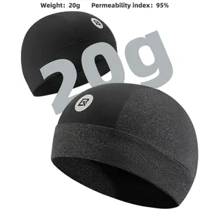 ROCKBROS Summer Ice Skil Cap Breathable Cooling Helmet Liner Beanie Mesh Cycling Running Hat for Men Women