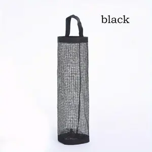 1pc Garbage Bag Storage Bag, Foldable Breathable Washable Hanging Garbage Bag Organizer, Home Kitchen Supplies