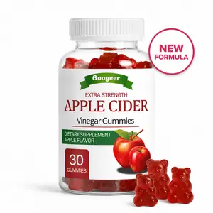 Apple Cider Vinegar Gummies with Vitamin C and Lutein - Daily Wellness Support for Healthy Digestion and Immune Health - 500mg ACV Extract - 30 Servings Healthcare Edible Dietary Fitness Supplement Sodium Juice