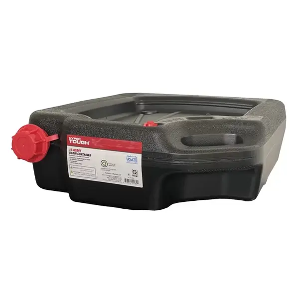 16-Quart Automotive Drain Pan, Oil Change Catch Basin for Car and Vehicle Maintenance