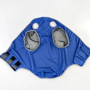 New Blue Breathable Horse Fly Mask, Anti-Fly Equine Face Covering, Comfortable Equestrian Gear for Horses, Durable and Lightweight Design, Equestrian Supplies