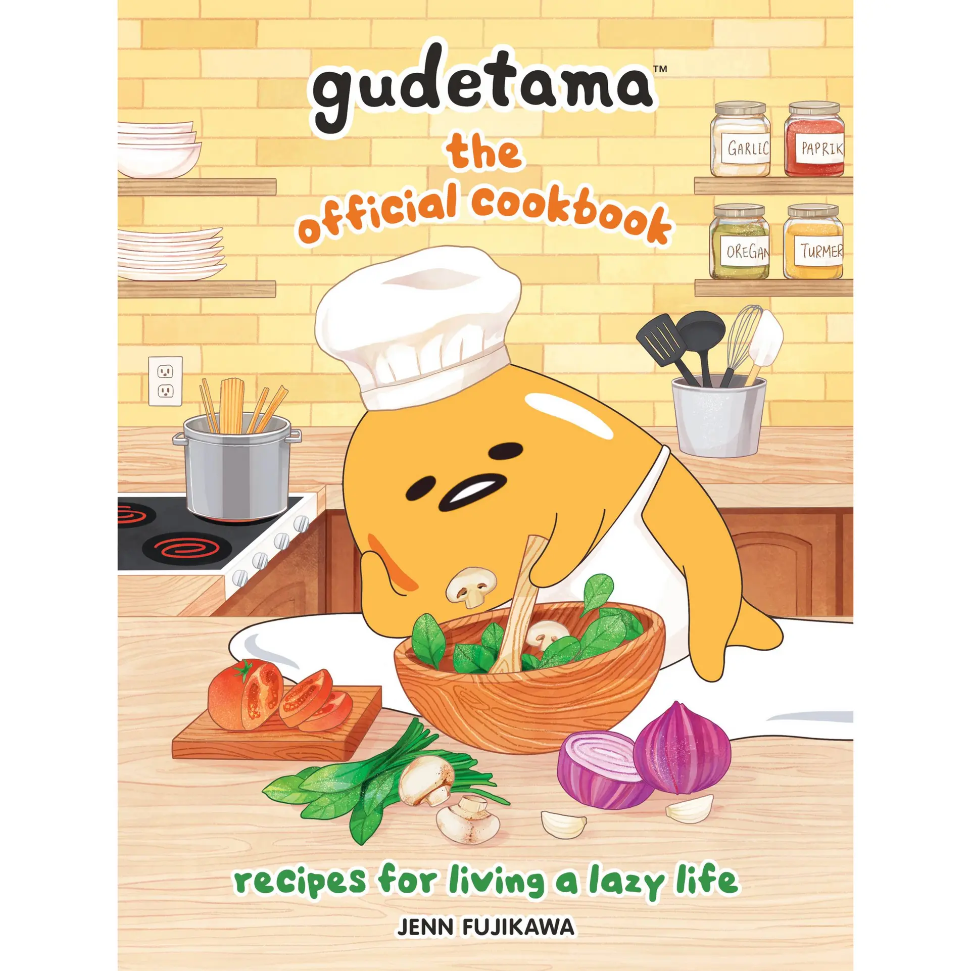 Gudetama: The Official Cookbook by Sanrio, Jenn Fujikawa [Hardcover Book]