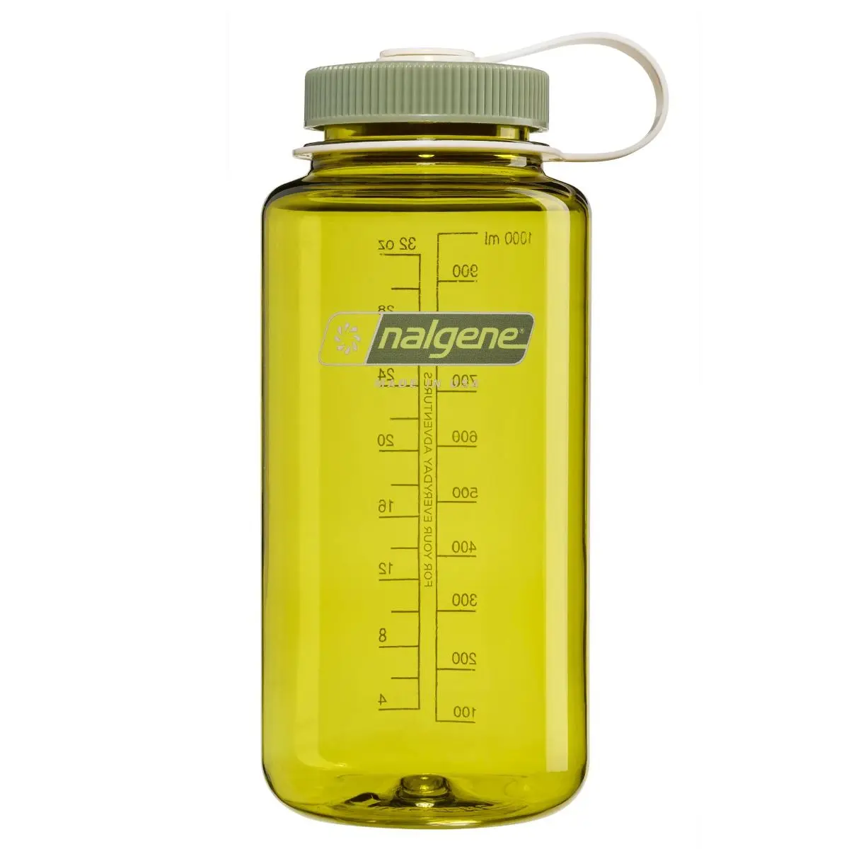 Nalgene 342911 32 oz Wide Mouth Sustain Water Bottle - Endive Green