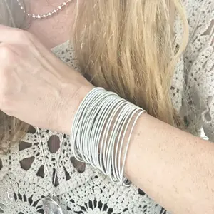 25 Guitar Strings Bracelet made of Carbon Steel Wire