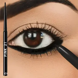 6pcs Waterproof Black Eyeliner Pencil - Long-Lasting, Smudge-Proof for Bold Eye Looks, Easy-Glide Formula for Flawless Wings, Beginner-Friendly, Volumizing Effect for Fuller Lashes, Waterproof Eyeliner