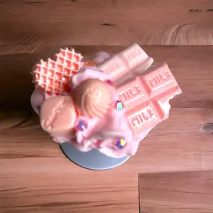 Decoden Phone Grip Phone Holde Cute Kawaii Pop Socket Holder Cellphone Accessories Pink Chocolate Grip