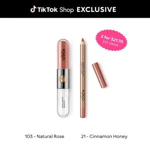 KIKO Milano Long Lasting Lipstick and Lip Liner Bundle