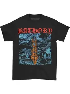 Bathory Black Metal Venom T Shirt Men Women Casual Fashion Hip Hop Streetwear Short Sleeve T Shirt  Summer Tops Clothing