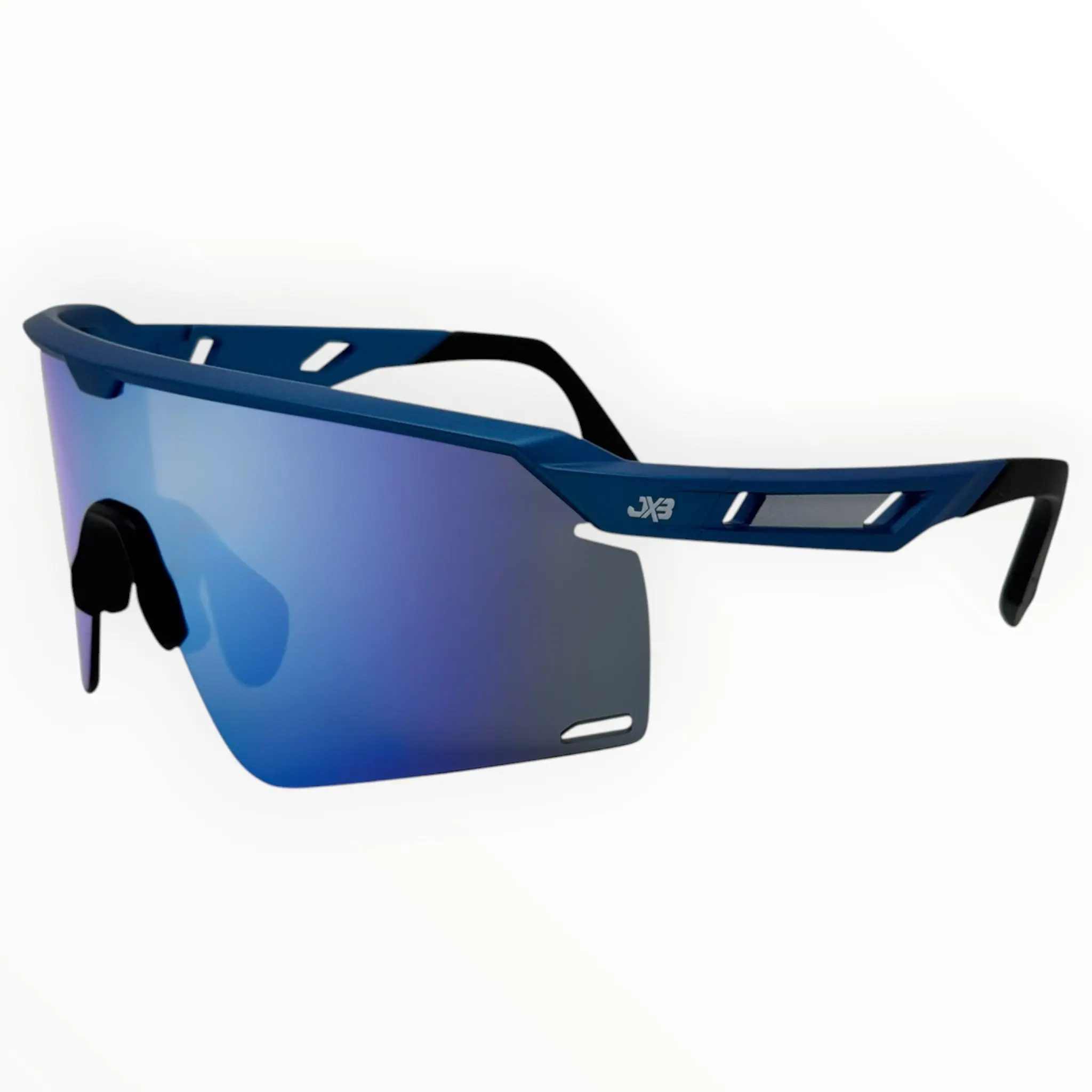 Chimera Dark Turquoise Sunglasses with Blue X-Mirror Lens