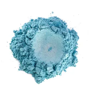 1oz Baby Blue Mica Powder Cosmetic Grade 25 Colors Available for Cosmetics Slime Candles Paints Bath Bombs Epoxy Resin Soap Clay Nail Art Jewelry