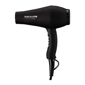 BabylissPRO Porcelain Ceramic Hair Dryer 1900W - Carrera2® Technology for Even Heat & Smooth Styling - 6 Settings & Cold Shot Button - Lightweight & Portable