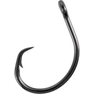 30 Pack Circle Hooks 3X Strong in-Line for Saltwater & Freshwater, Live Bait Fishing Hooks for Striper, Catfish, Mackerel, Bass, Tuna