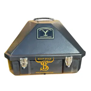 Yellowstone presidential cowboy travel case 3 in 1 hat, boots and belt