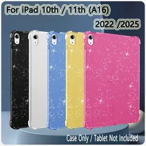 iPad Clear Soft Case,4-Corner Airbag Shockproof,HD High Transparency Anti-Scratch,Compatible with iPad10th/11th 2025/Mini6/7/9.7/10.2/10.5inch/Air4/5 10.9inch/Air11(M2)/Air13(M2)2024/Pro11(M4)/Pro13(M4)/12.9inch/Air11/13(M3)2025/A16 11inch 11th Gen 2025