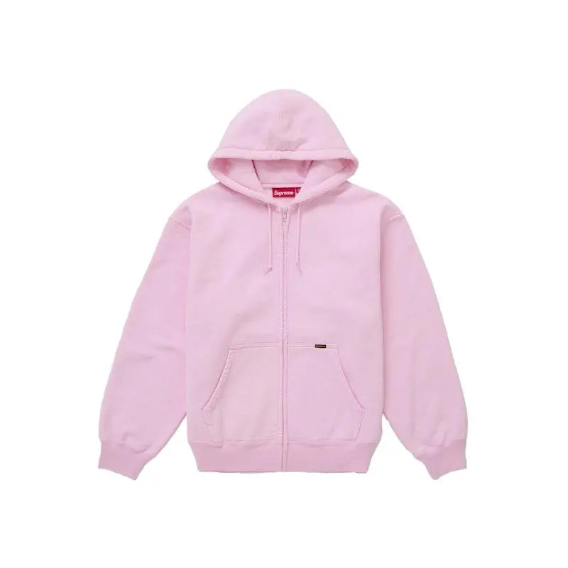 Supreme Men's Work Zip Up Hooded Sweatshirt (SS25) Pink, from StockX