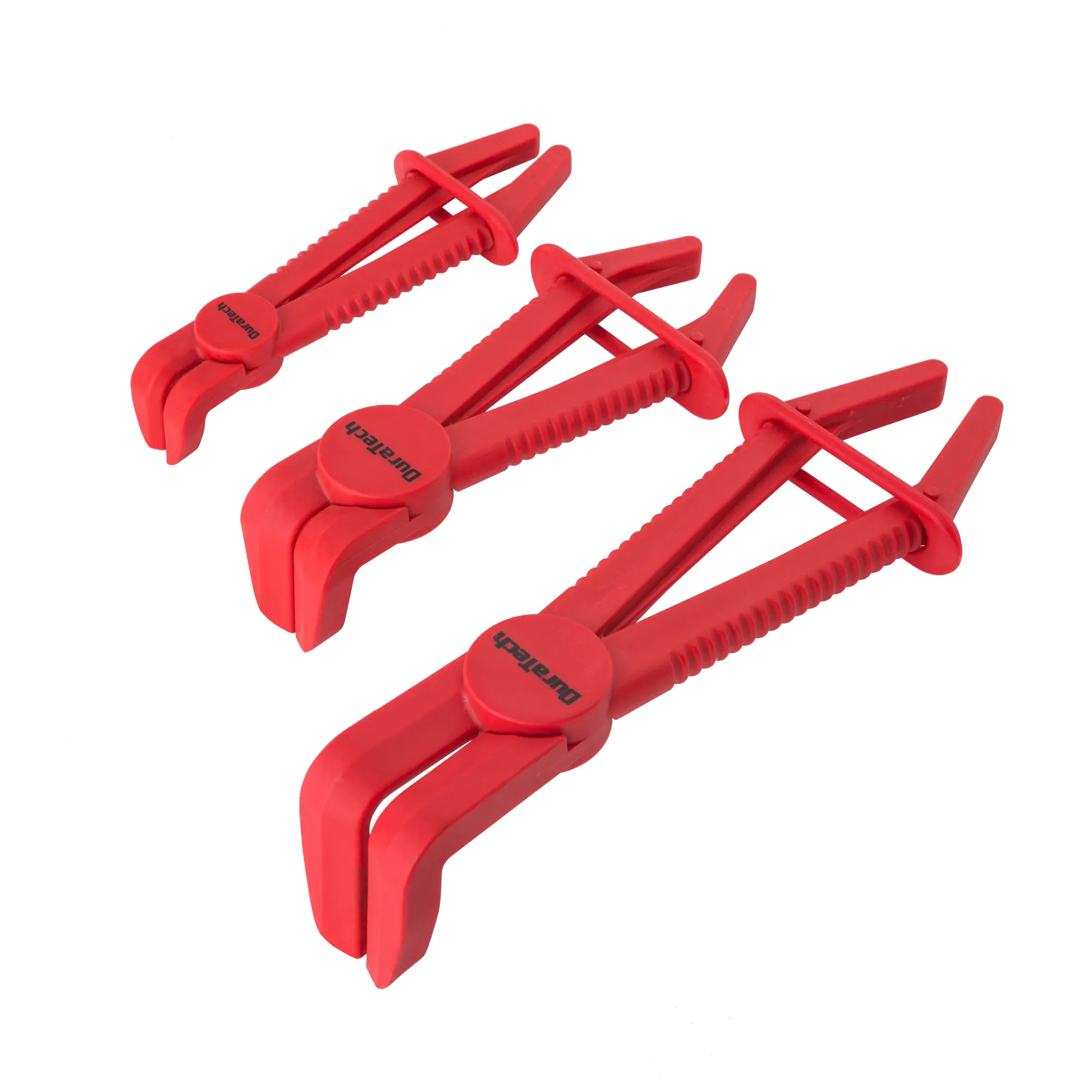 #fathersdaygift DURATECH Hose Clamp Pliers, Line Clamp Pliers Set for Flexible Hoses, Fuel Hoses, Gas Lines, Brake Hoses and Radiator Hoses