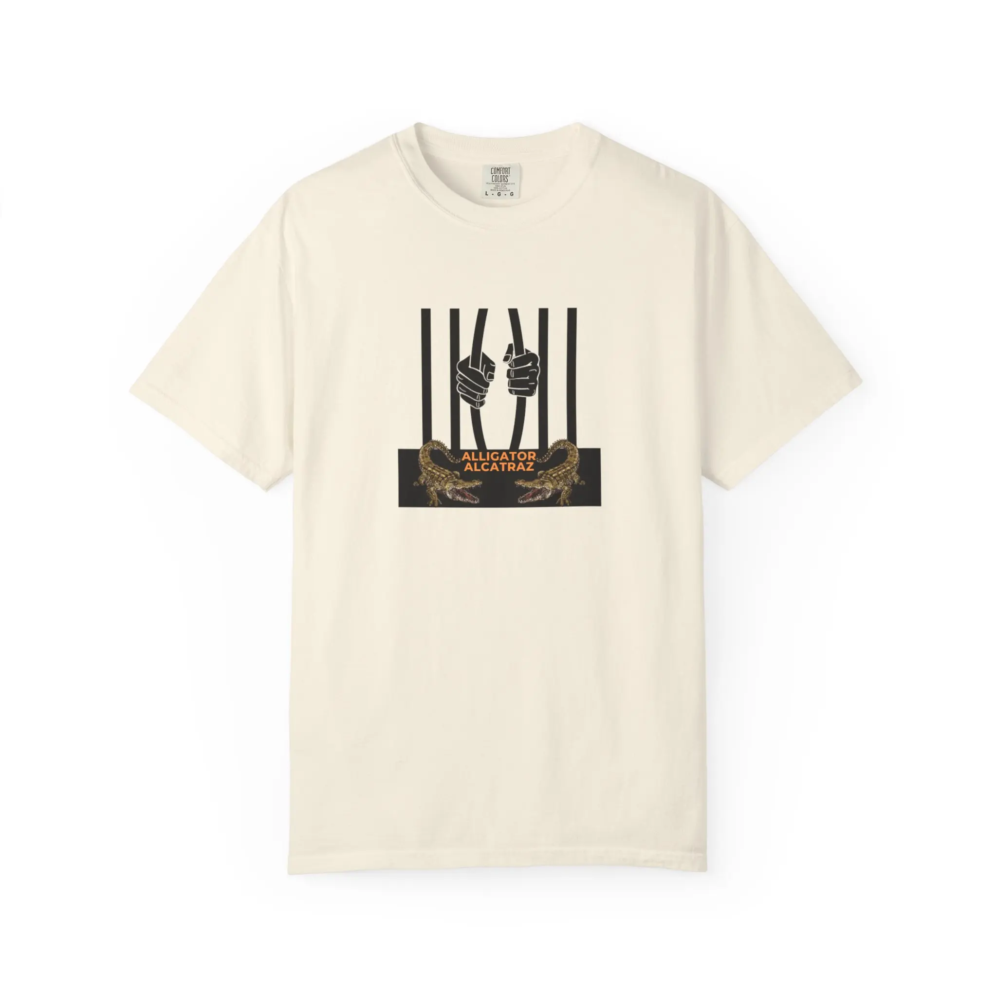 Alligator Alcatraz Unisex T-shirt, Alcatraz Prison Latest News Tee, Graphic Tee Shirt, Short Sleeve Shirt, Casual Top