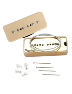 Metallor P90 Soap Bar Pickup Set - Bridge and Neck Pickups for Electric Guitars