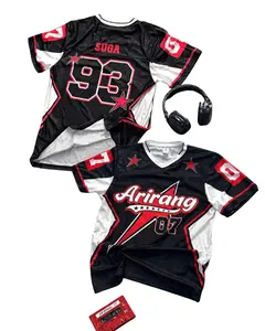 Football Jersey Shirt Inspired For Army, Arirang World Tour T-Shirt, Oversized Custom Name Number Fit