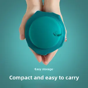 Press-type inflatable U-shaped airplane neck pillow, travel pillow, office cushion, creative portable neck support, air pillow, camping pillow