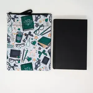 Reading Book Sleeve with Zipper Pocket: Padded Kindle Cover - Red, Green, or Blue