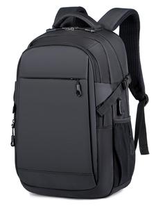 men's summer business waterproof backpack, backpack for school, men's accessories, casual oxford computer bookbag with usb charging port, trendy all-match backpack for daily & back to school, work bags, travel backpack