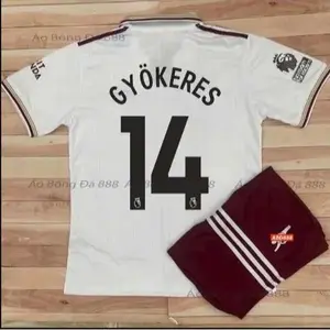 Arsenal 25/26 White Soccer Kit – Premium Polyester Football Jersey Set