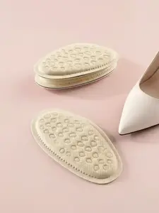 Women's Anti-slip Forefoot Insoles, Soft Comfortable Breathable High Heel Insoles, Anti-drop Shoes Toe Guards for Women & Girls, Lady