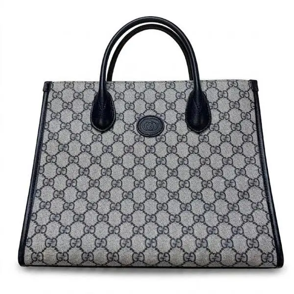 Pre-owned GUCCI canvas Tote Bags GG Supreme Monogram Tote Bag 4000041504884