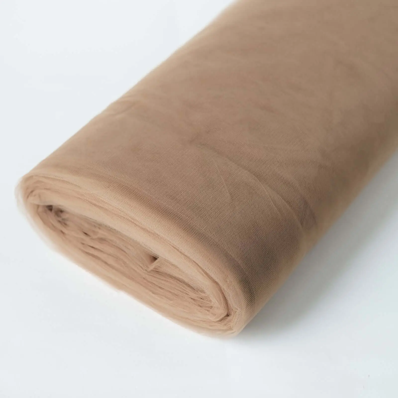 Natural Tulle Fabric Bolt - 108"x50 yd DIY Craft Roll, Ideal for Wedding Dresses, Gowns, Banquet Dresses