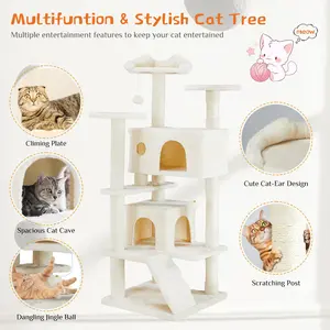 Multi-Functional Cat Tree – Climbing Tower with Scratching Posts & Play Areas