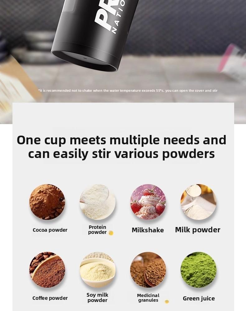 Protein Shaker Bottle 600ml with Mixing Ball BPA Free Leak Proof Sports Water Cup for Gym Fitness Workout Strength Training Muscle Building Nutrition Drink All-day Comfort Summer Essential Fitness Gear Free one sports headband