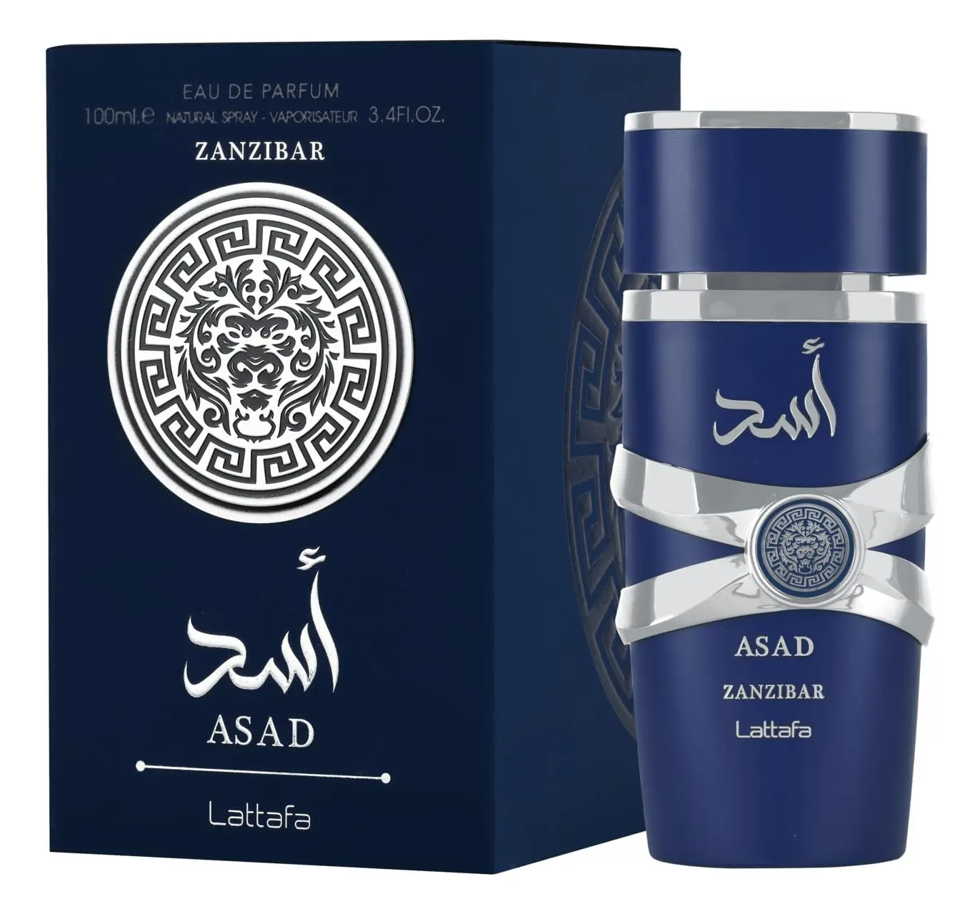 Lattafa Asad Zanzibar Eau de Parfum 100ml Bold Coconut Vanilla Spiced Oud Unisex Perfume Arabian Fragrance Long Lasting